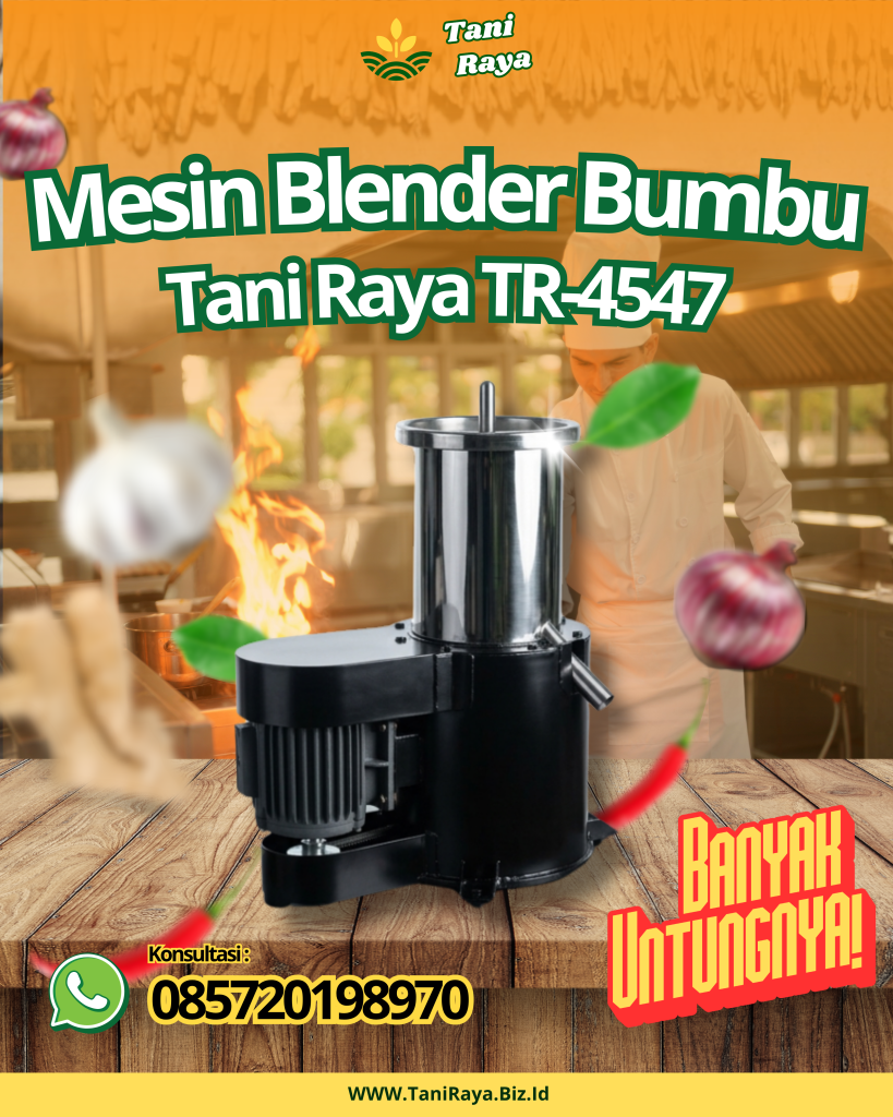 Jual Mesin Blender Bumbu Tani Raya