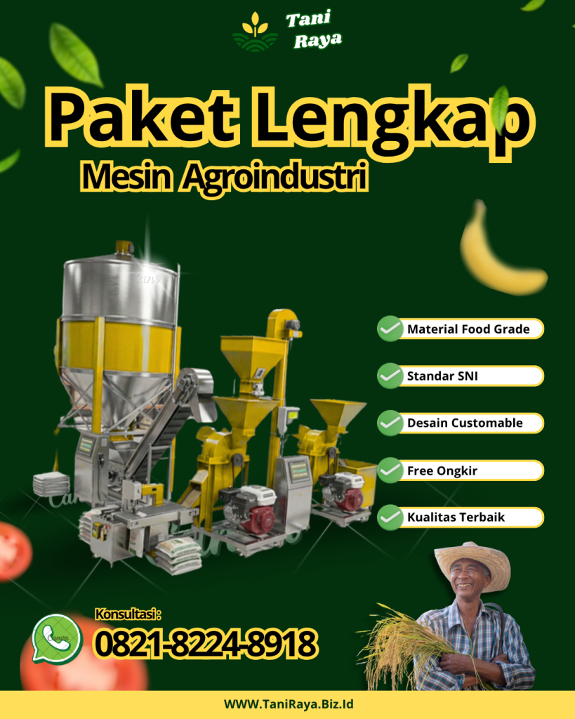 Paket Lengkap Mesin Agroindustri dari Tani Raya