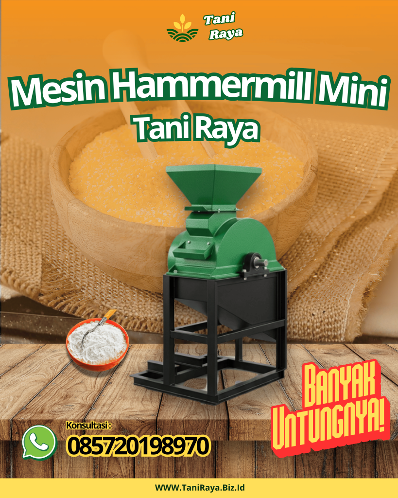 Jual Mesin Hammermill Mini Tani Raya 085720198970