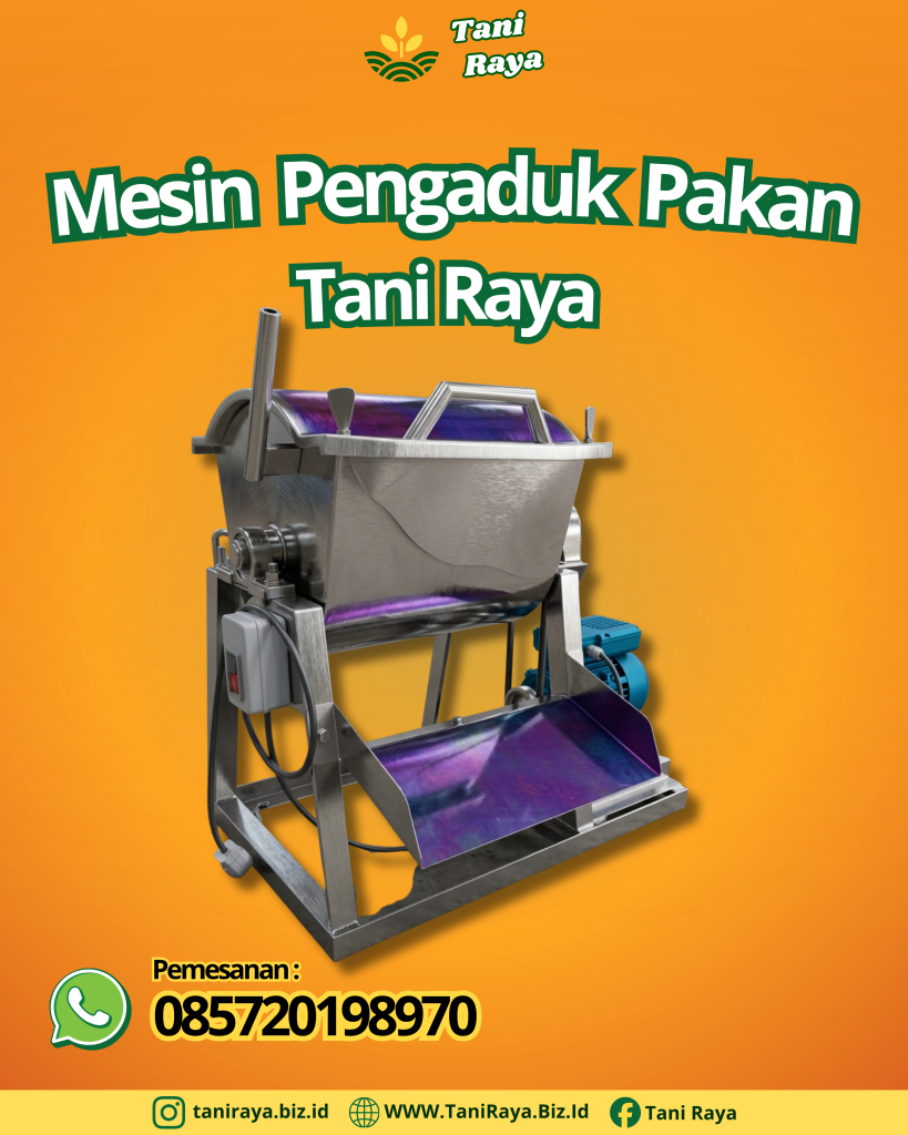Pakan Rata, Ternak Gemuk, Untung Berlipat! 🌾✨ Capek ngaduk pakan ternak manual yang bikin punggung pegal dan hasilnya sering tidak rata? Saatnya beralih ke cara modern! Mesin Pengaduk Pakan Tani Raya hadir sebagai solusi terbaik untuk para peternak cerdas. Mesin ini dirancang khusus untuk mencampur berbagai bahan pakan secara cepat, homogen (merata sempurna), dan efisien. Hemat waktu, hemat tenaga kerja, dan pastinya nutrisi pakan tersalurkan dengan seimbang ke semua ternak Anda. Dibuat dengan material kokoh, berkapasitas besar, serta sangat mudah dioperasikan. Investasi terbaik untuk meningkatkan produktivitas dan mempercepat masa panen peternakan Anda! 🚀 Hubungi kami sekarang untuk penawaran harga spesial! 📲 WA: [085720198970] #MesinPakan #TaniRaya #PeternakanModern #AlatTani #PakanTernak